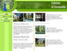 Tablet Screenshot of cabanaselencuentro.com